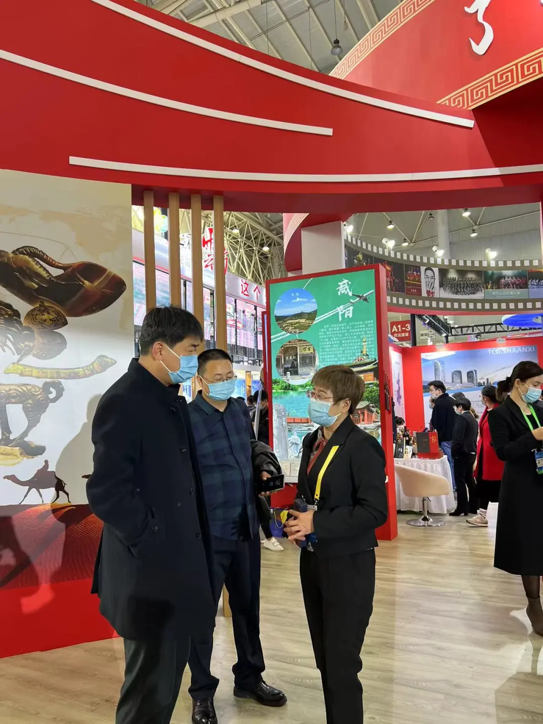 華山西峰索道參展首屆中國(guó)(武漢)文化旅游博覽會(huì)(圖4)